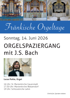 Orgelspaziergang mit J.S. Bach