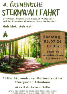 Waldweg Sternwallfahrt